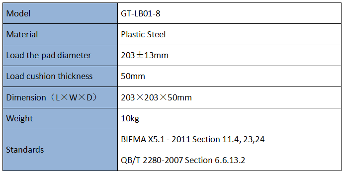 203mm loading pad