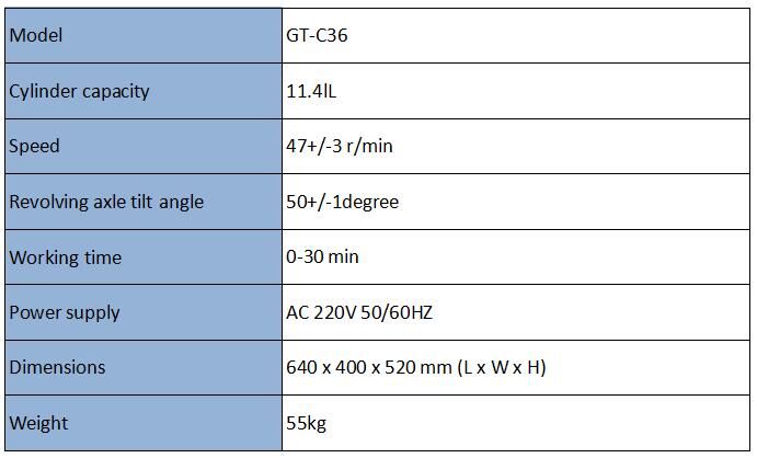 Dry Cleaning and Washing Cylinder GT-C36