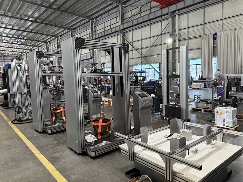 GESTER's furniture testing equipment