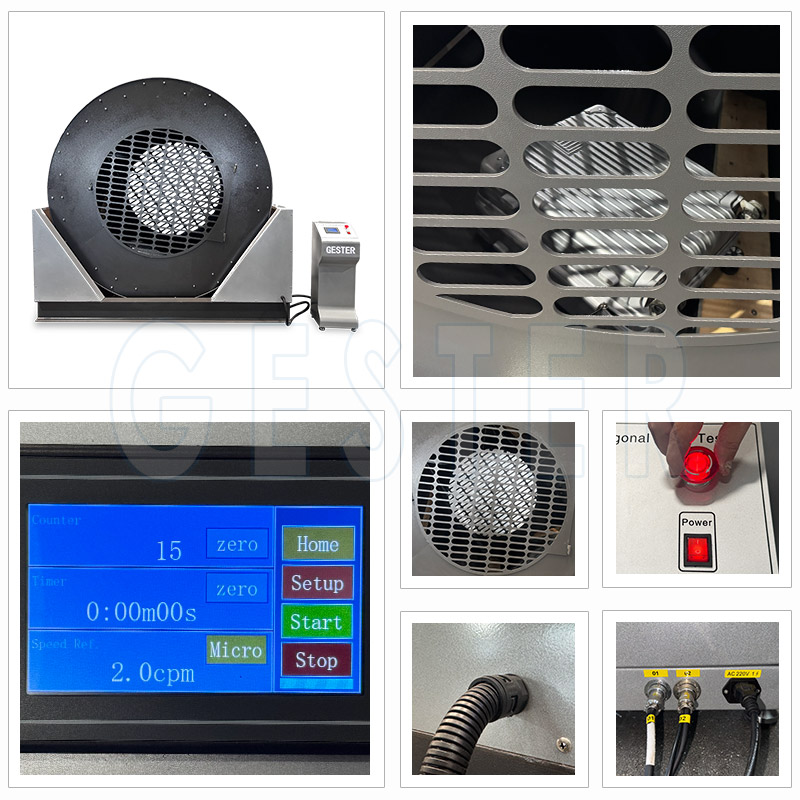 suitcase drum drop test machine