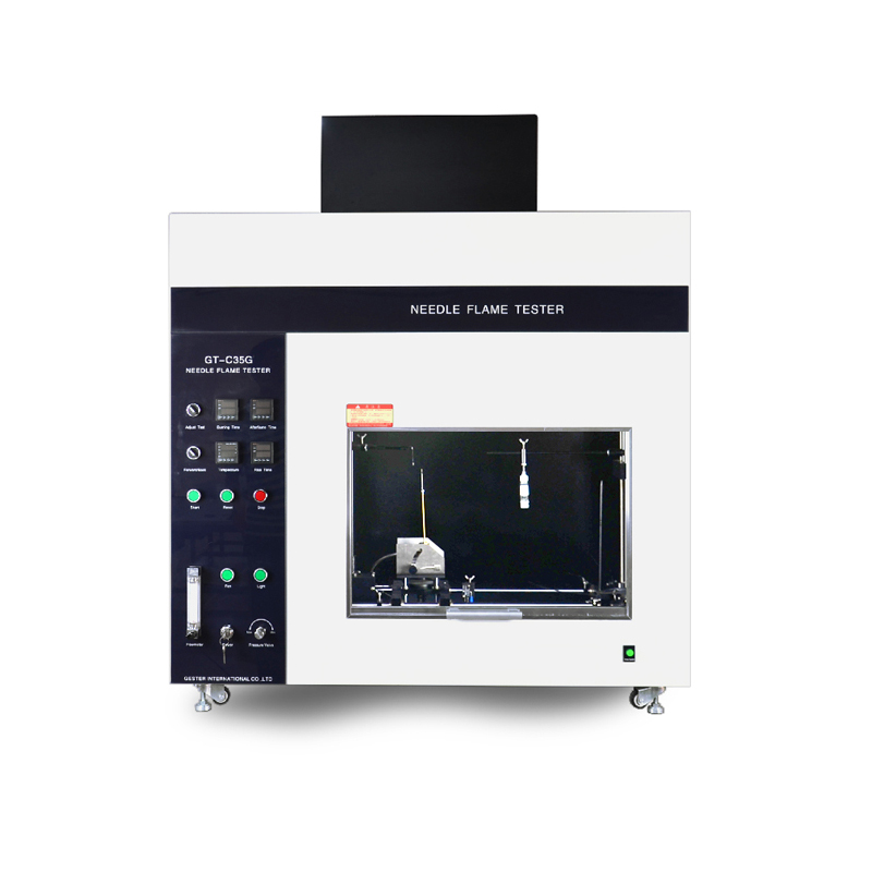 Glow Wire Test and Needle Flame Test to evaluate the flame resistance of plastic materials