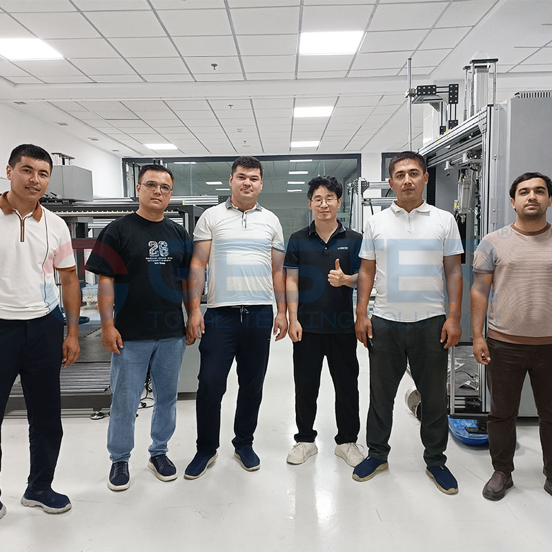 On-site Training Furniture Testing Equipment in Uzbekistan